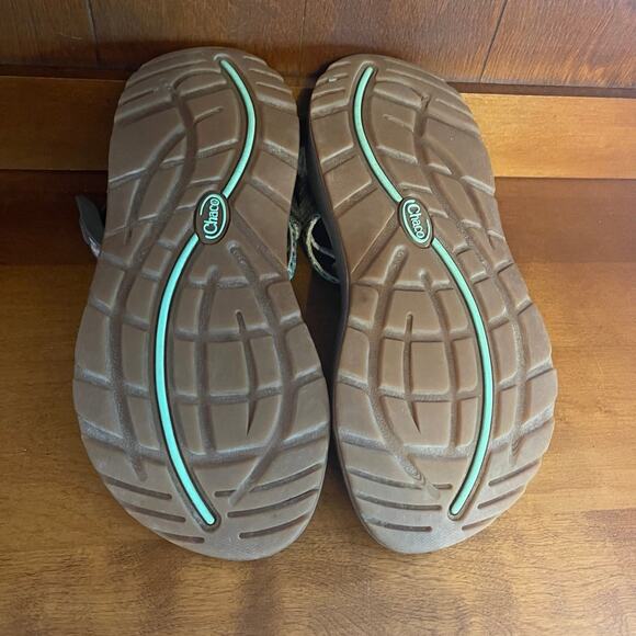 Chaco Women's ZX/1 Cloud Dual Adjustable Straps Cushioned Sandals-Brown-Women 7 - Picture 3 of 5